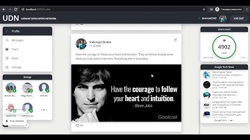 Social Network on React
