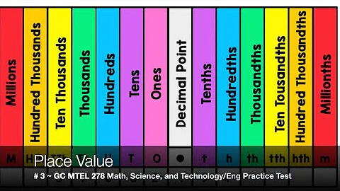 #3B ~ Place Value ~ MTEL (278) General Curriculum Math & Science Practice Test ~ GOHacademy.com