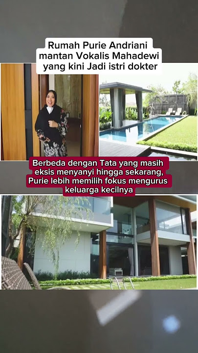 Rumah Purie Andriani mantan Vokalis Mahadewi yang kini Jadi istri dokter #rumah #viralvideo #shorts