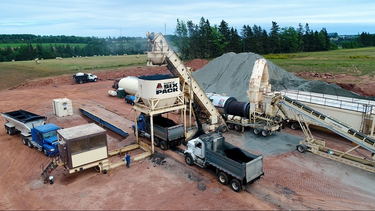 Modern Asphalt Plant in PEI Chapman Brothers Construction Promotional