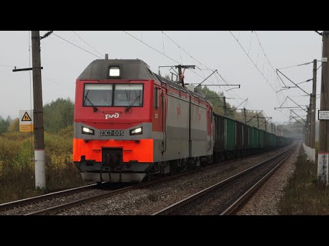 Видео: Золотая осень на Транссибе в Удмуртии. Перегон Глазов - Балезино. Сентябрь 2022 года. Часть 1.