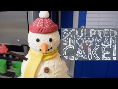 वीडियो: स्नोमैन केक कैसे बनाये