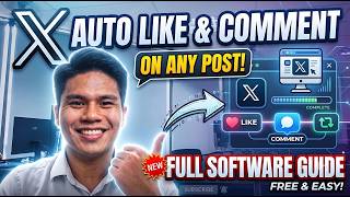 How to Automate Likes & Comments on Any TwitterX Post (Full Software Guide)