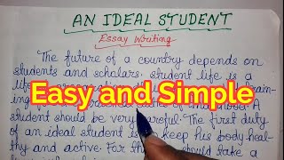An Essay on An Ideal Student in 250 Words//Essay Writing/Paragraph Writing AN IDEAL STUDENT