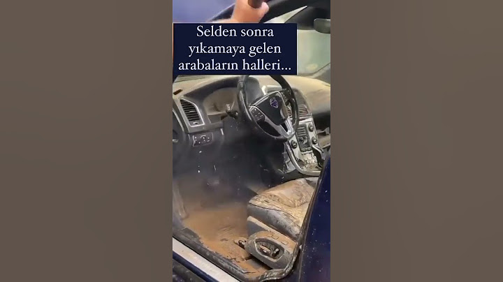 Selden sonra yıkamaya gelen arabaların halleri...