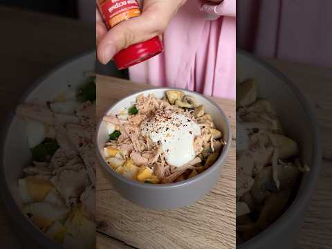 Белковый салат для похудения, салат бомба, вкусный салат. #рецепт салат #пп #индейка #похудение