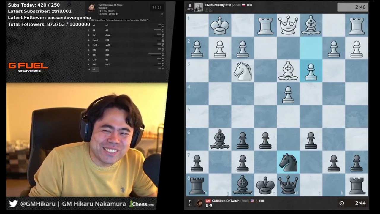 Hikaru Nakamura's Chess IQ: Examining the Grandmaster's Score - OCF Chess