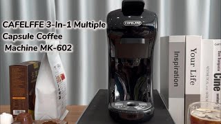 CAFELFFE 3In1 Capsule Coffee Machine Short Instruction MK-602 #coffee #instructions #coffeelovers