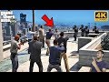 GTA 5 : SAVING FRANKLIN HOUSE & BIKES FROM POLICE/FIB 😡