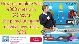 How to complete Easily 4000 meters the parachute game | English language tutorial 2023 screenshot 4