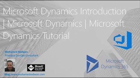 Microsoft Dynamics Introduction | Microsoft Dynamics | Microsoft Dynamics Tutorial