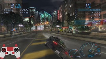 NFS Underground - Lap Records on all 8 Circuit tracks (Forward) - RetroAchievements