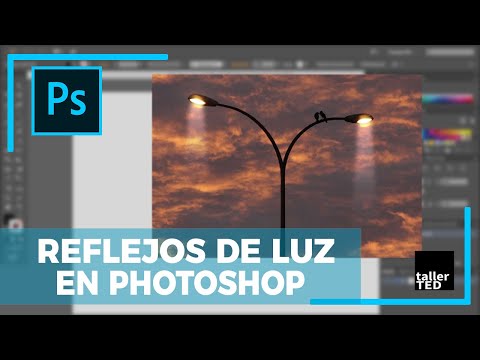 Efecto de luz para lamparas en Photoshop