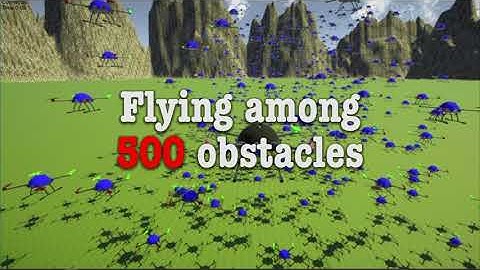 Robust Position Guidance for MAVs in Airspaces with Numerous Flying Obstacles