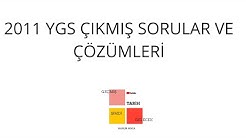 2011 YGS Tarih Soru Çözümleri TYT Tarih
