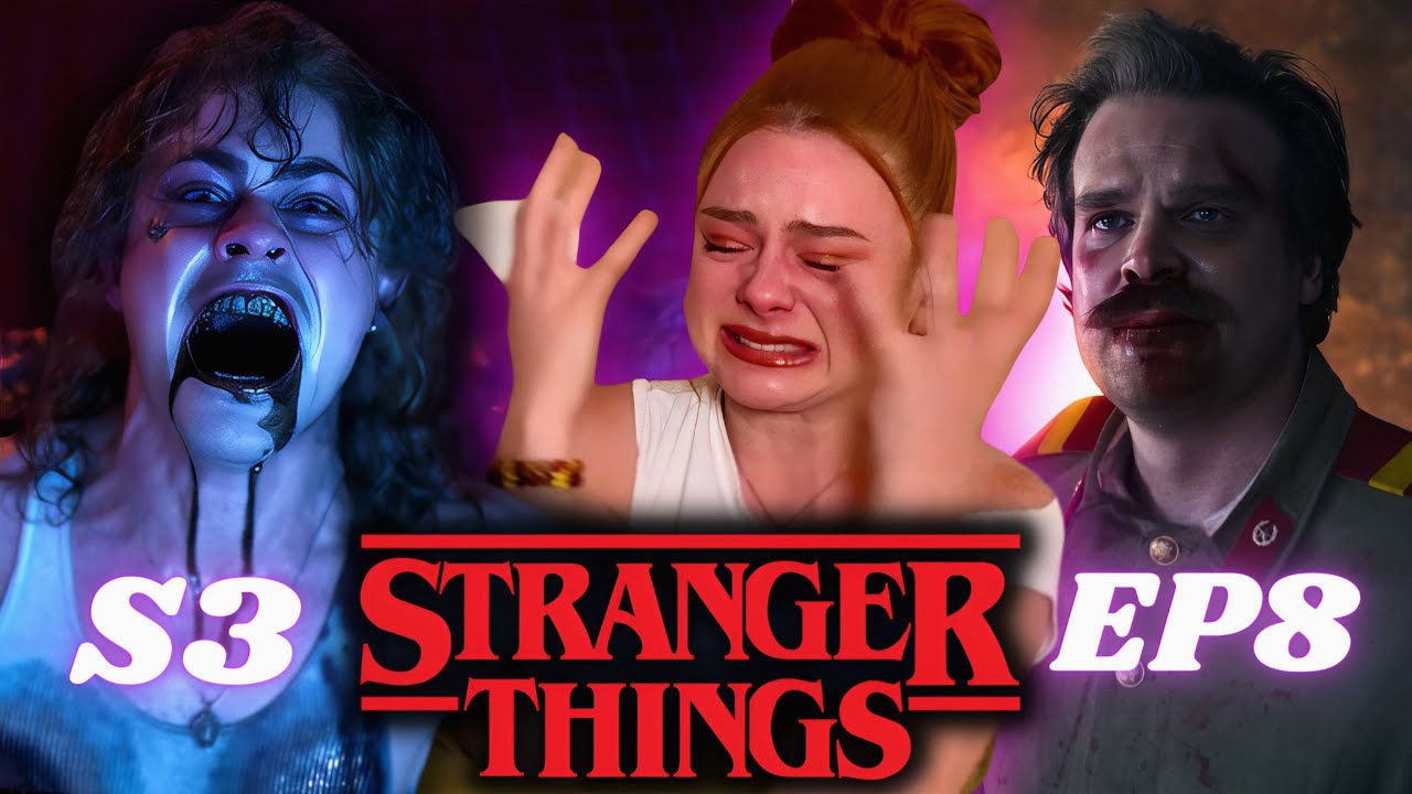 Stranger Things 3x8 FIRST TIME REACTION! *I’M AN EMOTIONAL WRECK!!*