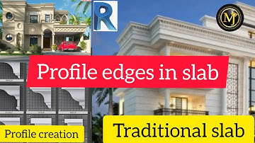 PROFILE EDGES IN SLAB |TRADITIONAL SLAB|PROFILE SLAB |REVIT TUTORIALS|REVIT VIDEOS|FLOOR SLAB|CIVIL
