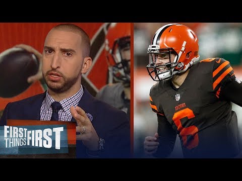 Nick Wright On Baker Mayfield’s Debut: 'A Star In The NFL Is Born’ | NFL | FIRST THINGS FIRST