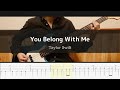 Taylor Swift - You Belong With Me - Bass Cover