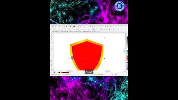 medical shield protection symbol with corel draw x7