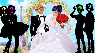 Miraculous Ladybug & Cat Noir Romantic Love Story Transformation Wedding New Episode Collage
