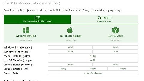 Install NodeJS on Windows  -  Angular