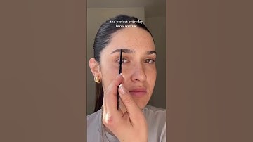 the perfect everyday brow routine💗 #shorts #beauty #tutorial