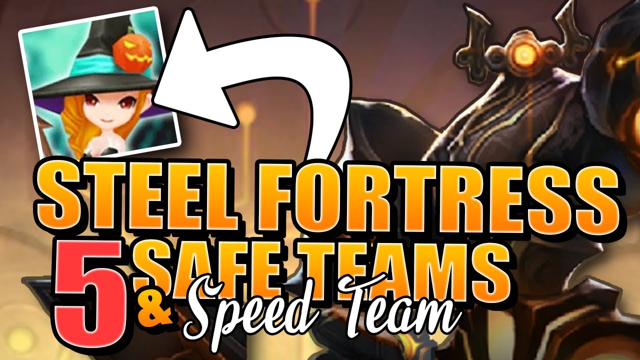 SUMMONERS WAR 💥 5 STEEL FORTRESS 100 SAFE TEAMS Mit und ohne GINA