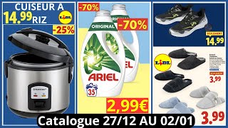 LIDL Catalogue De La Semaine Du 27/12/2025 AU 02/01/2026 LIDL France Arrivage De La Semaine