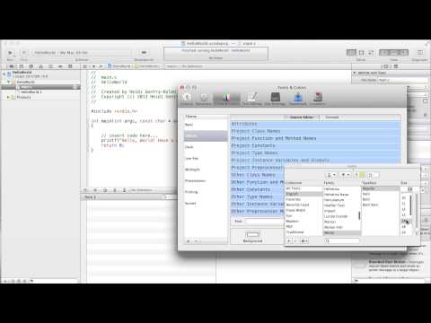 How to Change Font Size in Xcode Editor Window.mp4