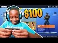 Kid Spends $100 On Season 6 *MAX* Battle Pass With Brother's Credit Card (Fortnite)