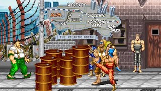 FINAL FIGHT (ARCADE) ALL BOSS HACK EDITION WONG WHO gameplay