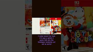 I made boxart for tadc if it was a switch 2 game #amazingdigitalcircus