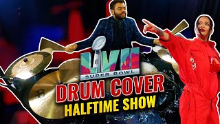 Video thumbnail of "Super Bowl LVII (57) FULL Halftime Show | Drum Cover - Benny Bürklin | 4K"