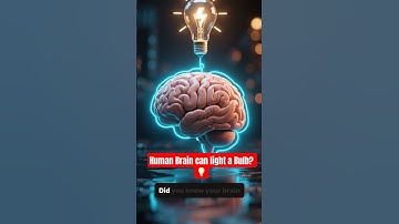 Human Brain can light a Bulb? 💡| The ViralScience  #scienceexplained #facts #healthfacts #science