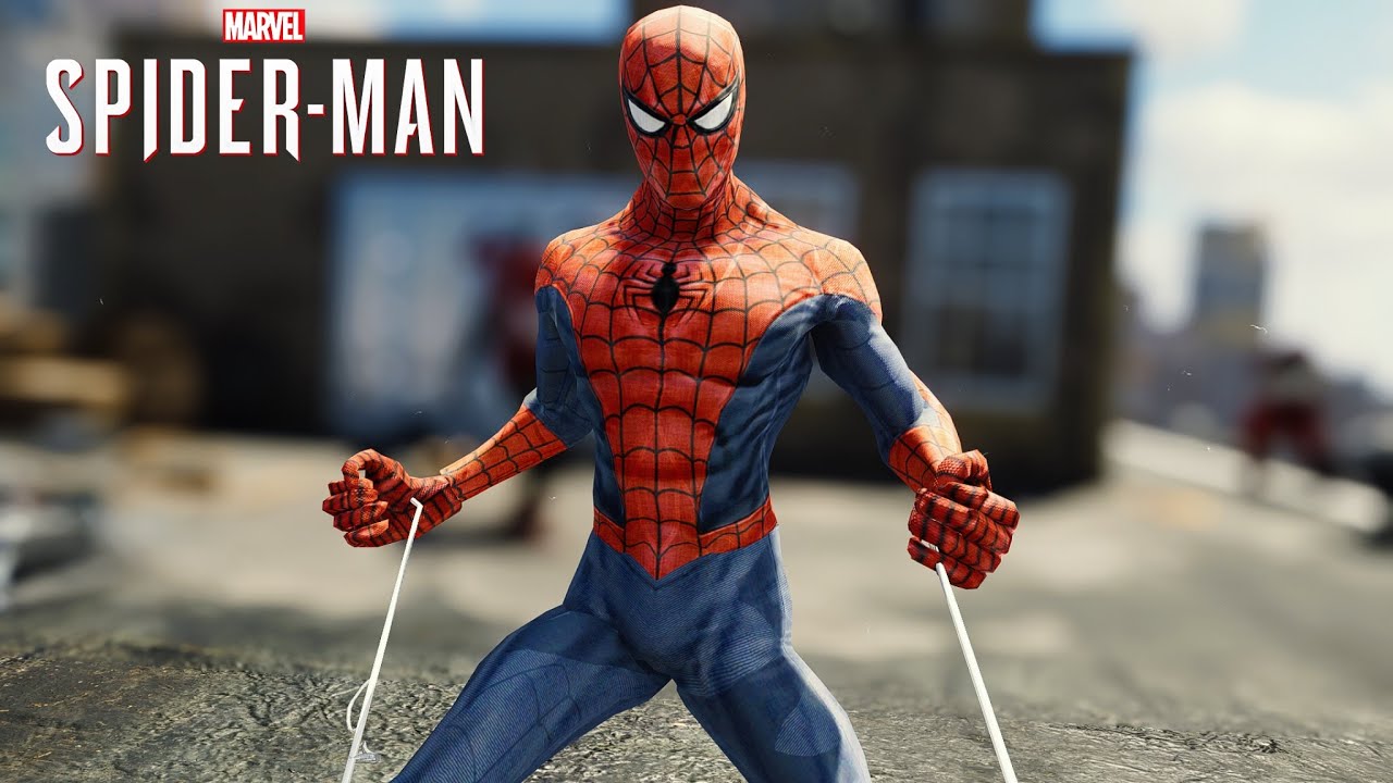 SPIDER-MAN (PC) Web of Shadows Suit Mod Gameplay 