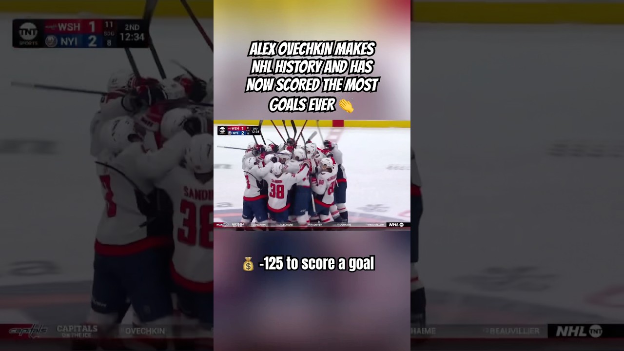 895 GOALS FOR ALEX OVECHKIN