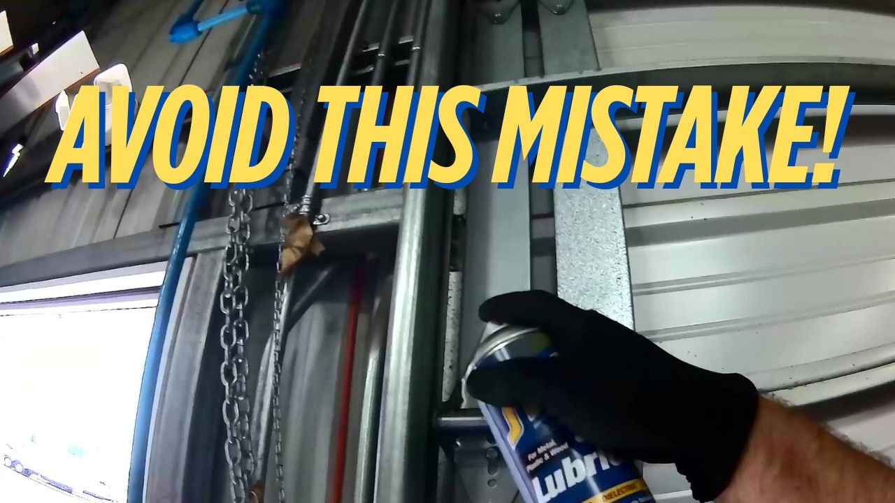 Why Lubricating a Warehouse Garage Door is a MASSIVE Mistake (The Right Way to Lube It)