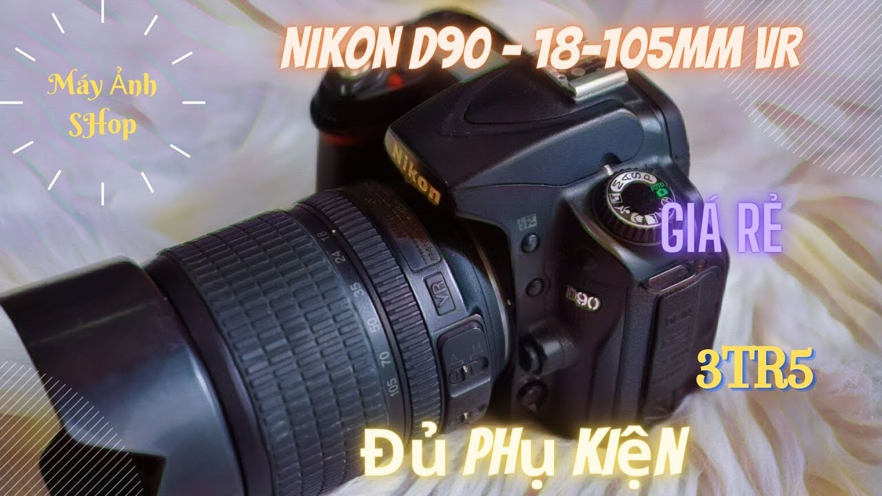 Nikon D90 with 18-105mm VR lens, an affordable DSLR combo worth