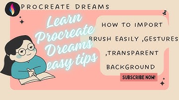 Procreate dreams tutorial- How to import brushes  #procreatedreams #easytips