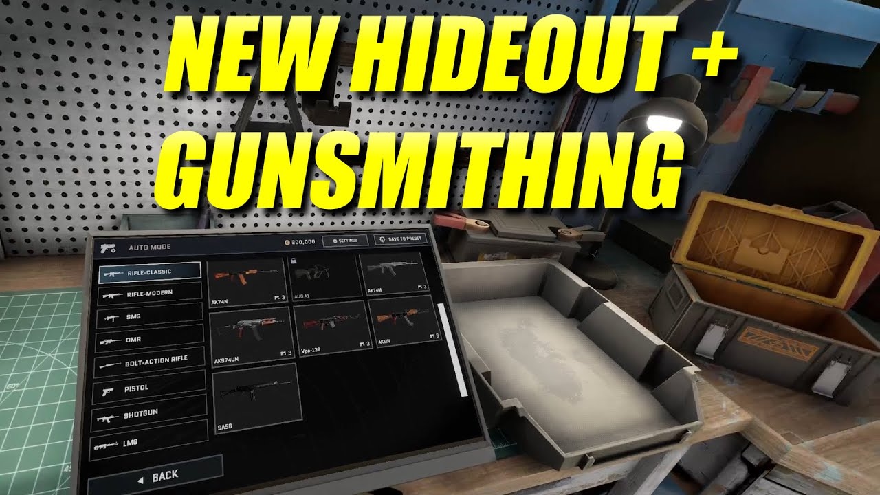 НОВЫЙ ТУР ПО УБЕЖИЩУ и первый взгляд на ОРУЖЕЙНОЕ ДЕЛО в VR ТАРКОВ - Contractors Exfil Zone