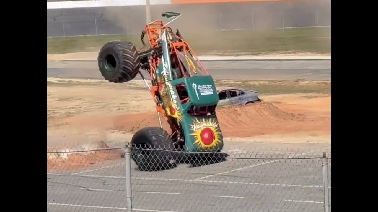 Monster Trucks Sophia, NC with the family. 