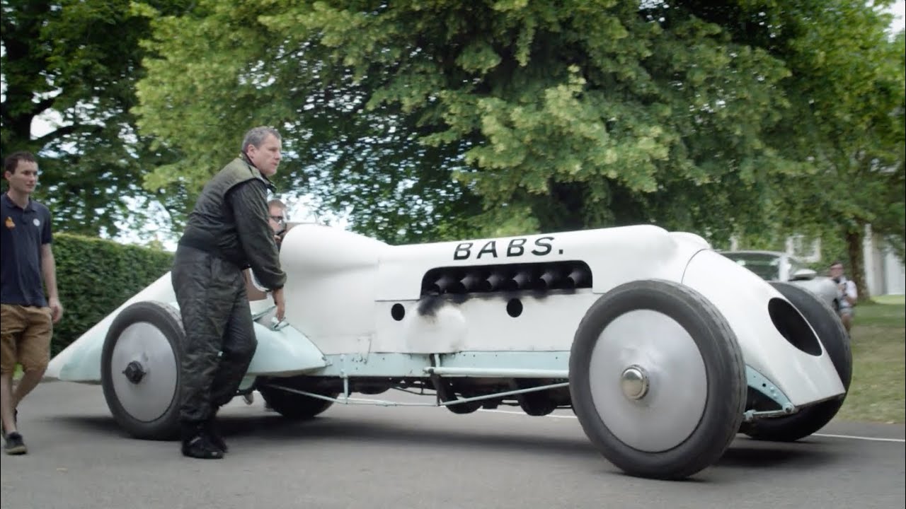 Babs - Land speed record holder 1929 - at Festival of Speed - YouTube