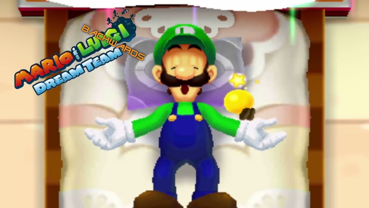 Panic Pit Mario & Luigi Dream Team OST Backwards Reversed