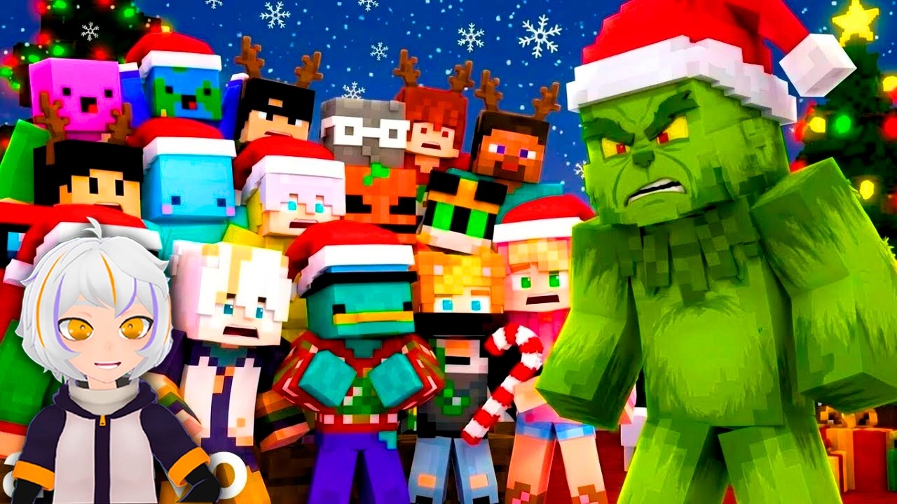 El Grinch vs Los del Pueblo: NAVIDAD EN PELIGRO | ChuyMine REACCIONA