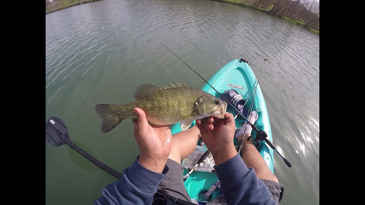 testing new waters ESPADA PARK 1st dropshot bass