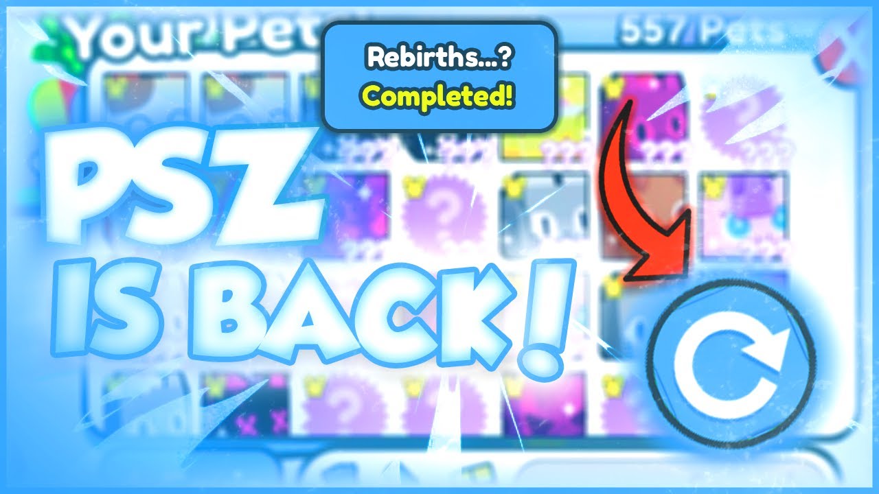 Pet Simulator Z Is Back (again) GAME LINK REBIRTHING ROBLOX YouTube