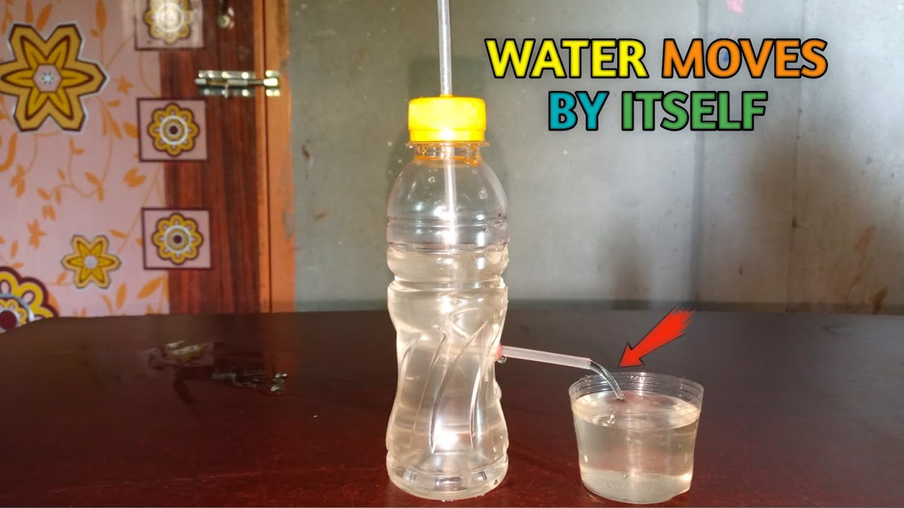 😱 Electricity ছাড়াই বোতল থেকে নিজে নিজে পানি বের হয়! | Siphon Effect Experiment 💧🔥