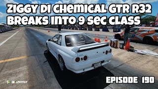 Ziggy GTR R32 Breaks in to the 9 Sec Club! - SKVNK LIFESTYLE EPISODE 190