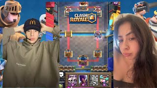 Getting My GF to 10k Trophies in Clash Royale